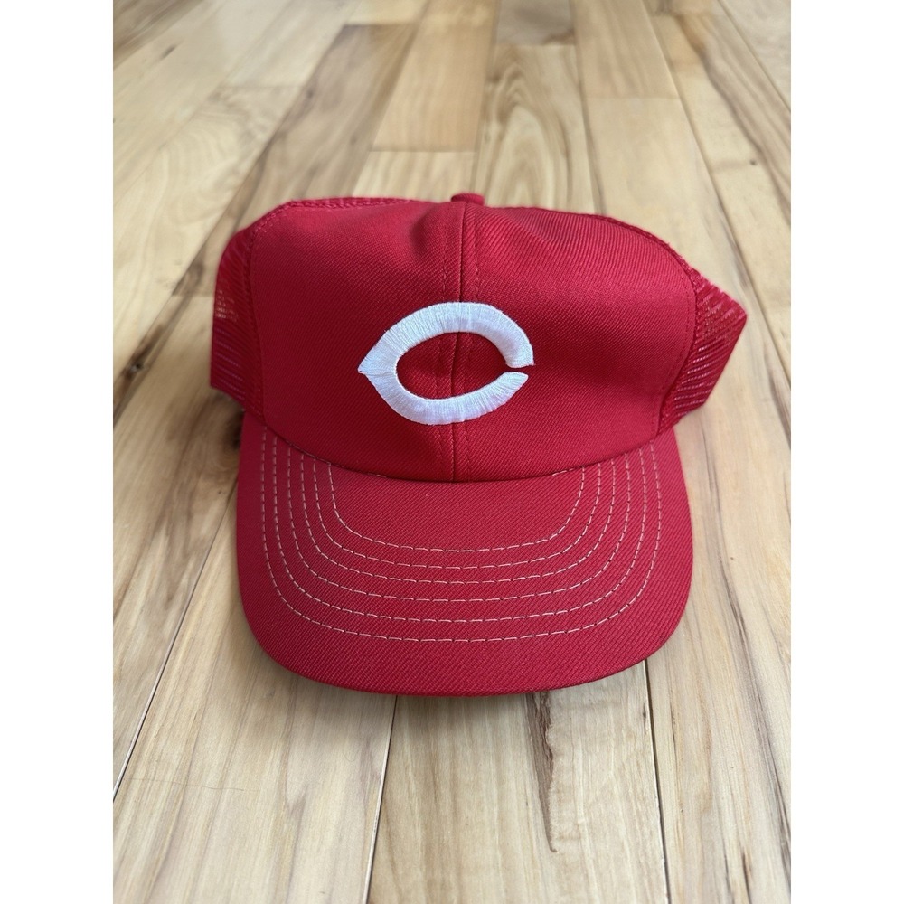 Vintage NOS Cincinnati Reds SnapBack Hat Cap Annco NWOT Rare OSFA MLB‎
